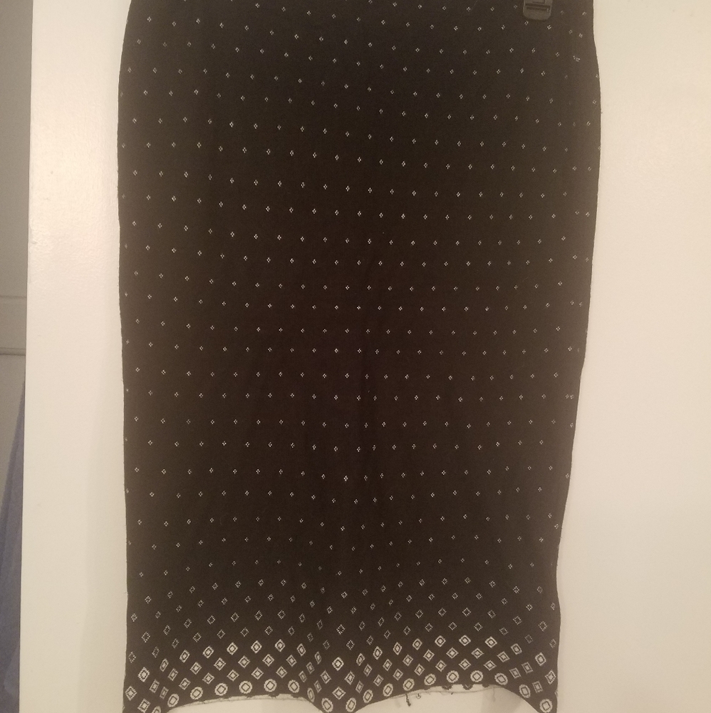 Long knit skirt